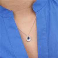 Collar Annamaria Cammilli Mujer Premiere Color in Oro blanco Zaffiro 0.33 Ct 'GPE2099W - 'GPE2099W